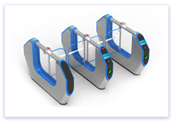 Auto ticket speed gate turnstile
